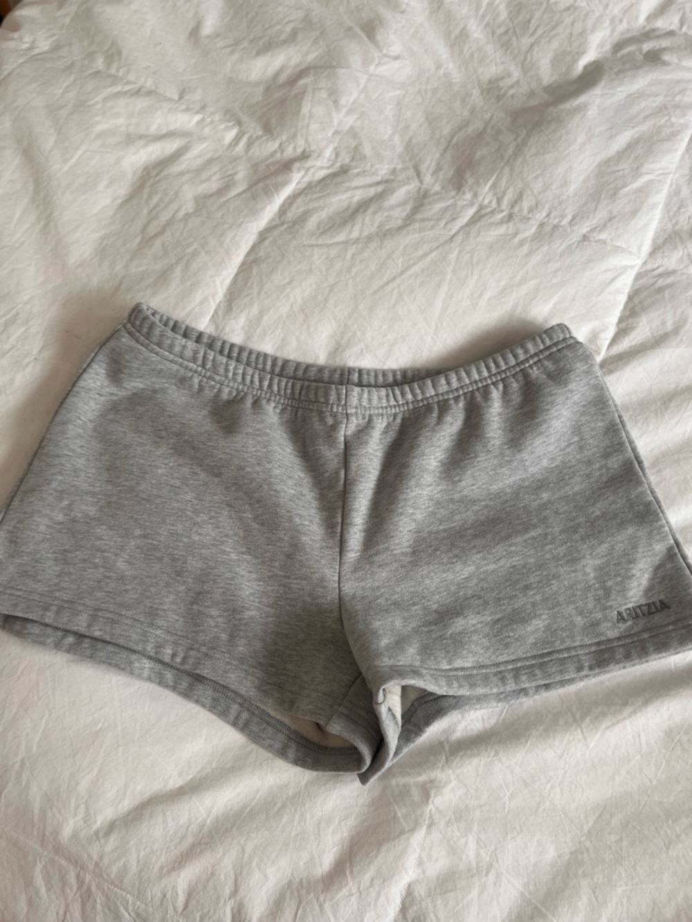 Aritzia Light Gray Athletic Lounge Shorts
